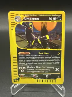 Umbreon Reverse Holo 41/147 Aquapolis English Pokemon Card WoTC E-Reader - Image 1