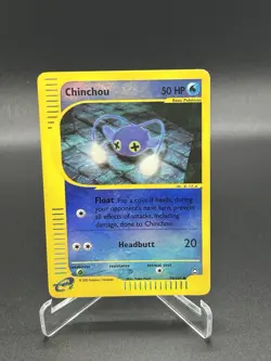 Chinchou 70/147 Reverse Holo Aquapolis English Pokemon Card WoTC E-Reader - Image 1