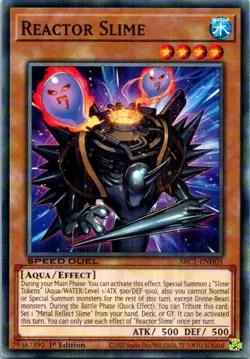 Reactor Slime #SBC1-ENH05 Yugioh Near Mint or Better - Image 1
