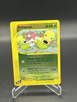 Bellsprout 68/147 Reverse Holo Aquapolis English Pokemon Card WoTC E-Reader - Image 1