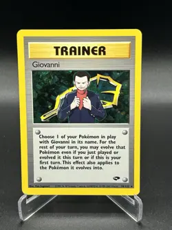 Giovanni 18/132 Gym Challenge Holo Rare Pokemon Card WoTC 2000 NM - Image 1