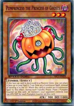 Pumprincess the Princess of Ghosts #SBC1-ENI09 Yugioh Near Mint or Better - Image 1