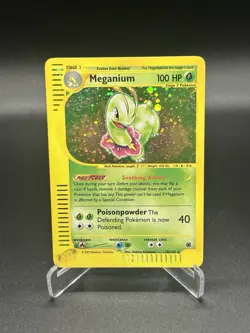 Meganium Holo 18/165 Expedition Pokemon Card WOTC 2002 - Image 1