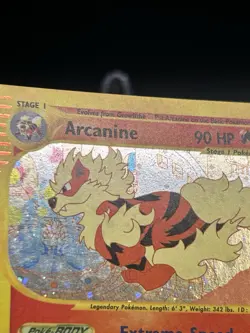 Arcanine Holo Rare 2003 WOTC Pokemon Card H2/H32 Aquapolis - Image 3