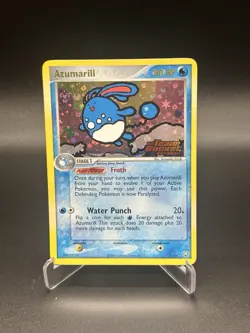 Azumarill Reverse Holo 1/109 EX Team Rocket Returns Pokemon Card 2004 MP - Image 1