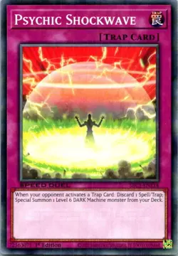 Psychic Shockwave #SBC1-ENE18 Yugioh Near Mint or Better - Image 1