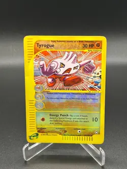 Tyrogue 63/147 Reverse Holo Aquapolis English Pokemon Card WoTC E-Reader - Image 1