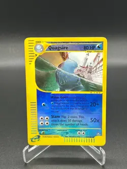 Quagsire 30/147 Reverse Holo Aquapolis English Pokemon Card WoTC E-Reader - Image 1