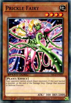Prickle Fairy #SBC1-END05 Yugioh Near Mint or Better - Image 1