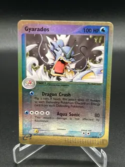 Gyarados Reverse Holo 32/97 EX Dragon Pokemon Card 2003 LP - Image 1