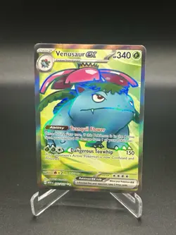 Venusaur ex Holo 182/165 Scarlet and Violet 151 Pokemon Card 2023 NM - Image 1