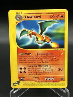 Charizard Non Holo 040/165 Expedition Pokemon Card 2002 WoTC E Reader - Image 1
