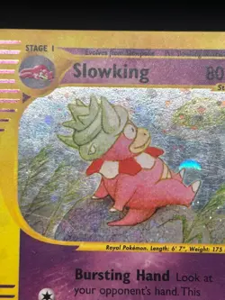 Slowking Holo Rare /H32 Aquapolis WoTC Pokemon Card 2002 E-Reader - Image 4