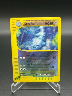 Steelix Reverse Holo 35/147 Aquapolis English Pokemon Card WoTC E-Reader - Image 1