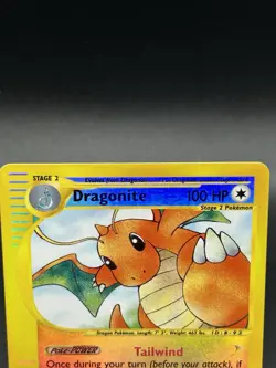 Dragonite Reverse Holo 9/165 Expedition Pokemon Card 2002 LP WoTC - Image 3