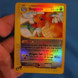 Dragonite Reverse Holo 9/165 Expedition Pokemon Card 2002 LP WoTC - Image 1