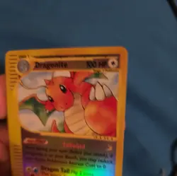 Dragonite Reverse Holo 9/165 Expedition Pokemon Card 2002 LP WoTC - Image 4