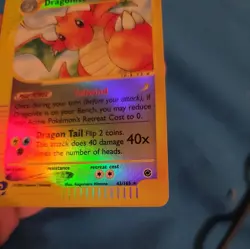 Dragonite Reverse Holo 9/165 Expedition Pokemon Card 2002 LP WoTC - Image 5