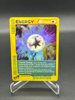 Crystal Energy 146/147 Reverse Holo Aquapolis English Pokemon Card WoTC E-Reader - Image 1