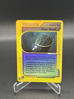 Time Shard Reverse Holo 135/147 Aquapolis English Pokemon Card WoTC E-Reader - Image 1