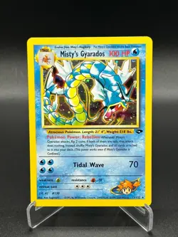 Misty's Gyarados Holo 13/132 Gym Challenge Pokemon Card 2000 WoTC - Image 1