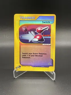 Switch 157/165 Reverse Holo Expedition Pokemon Card 2002 WoTC E-Reader - Image 1