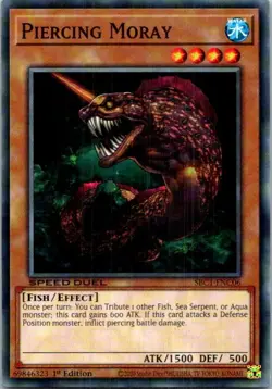 Piercing Moray #SBC1-ENC06 Yugioh Near Mint or Better - Image 1