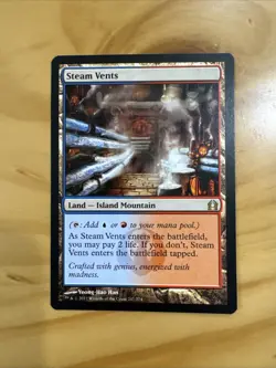 Steam Vents Return to Ravnica Land Rare Magic: The Gathering Card NM Condition - Image 1