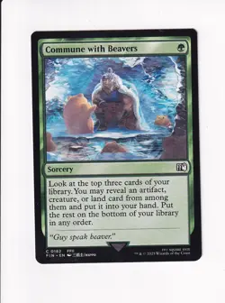 MAGIC THE GATHERING MTG FINAL FANTASY COMMUNE WITH BEAVERS (#1) - Image 1