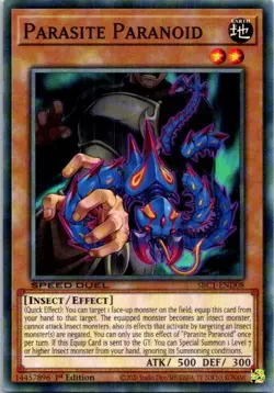 Parasite Paranoid #SBC1-END08 Yugioh Near Mint or Better - Image 1