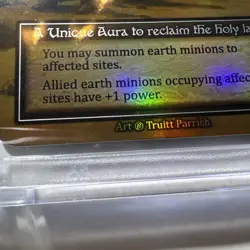 ✨Sorcery: ⚔Crusade⚔ Contested Realm βBeta Foil Unique Full Art ✦NM✦ - Image 3