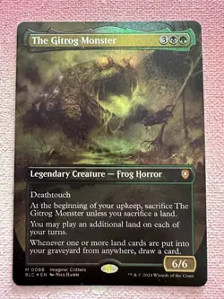The Gitrog Monster (Borderless Foil) Mythic MTG Bloomburrow Commander - Image 1
