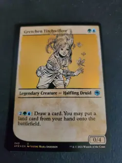 MTG Gretchen Titchwillow Forgotten Realms 340 Showcase FOIL NM/M Pack Fresh - Image 1