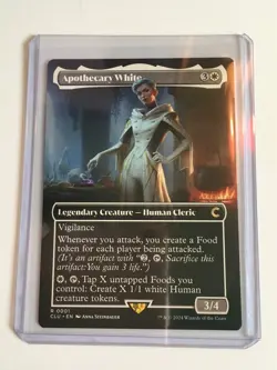 MTG Apothecary White Borderless Regular - Ravnica: Clue Edition #001 - Image 3