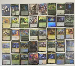 MTG Magic the Gathering Final Fantasy Lot of 49 Foil Rare Red Blue Black JCC7 - Image 1
