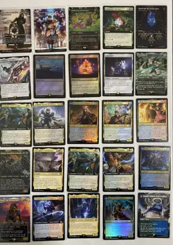 MTG Magic the Gathering Final Fantasy Lot of 49 Foil Rare Red Blue Black JCC7 - Image 3