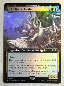 MTG / The Goose Mother / WOE / #0362 / FOIL (Extended Art) / Rare / NM - Image 1