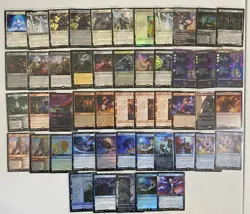MTG Magic the Gathering Final Fantasy Lot of 40 Foil Rare Green Muti-Color JCC7 - Image 1