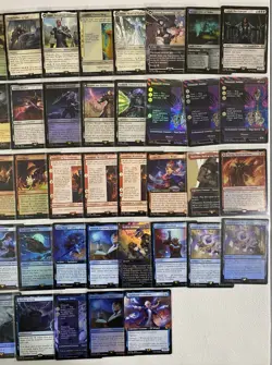 MTG Magic the Gathering Final Fantasy Lot of 40 Foil Rare Green Muti-Color JCC7 - Image 3