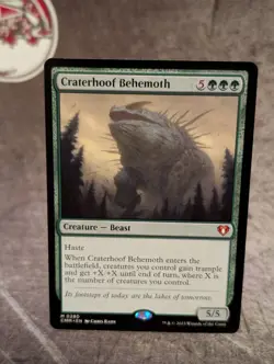 MTG - Craterhoof Behemoth (#0280- Non-Foil) Commander Masters - NM, Mythic - Image 1