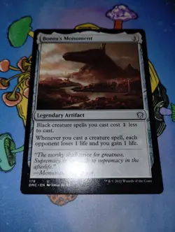 1x Bontu's Monument Commander: Dominaria United 179 Regular Uncommon - Image 2