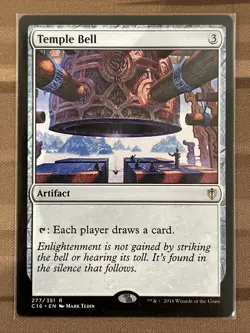 MTG-1x-Light Play, English-Temple Bell-Commander 2016 - Image 1