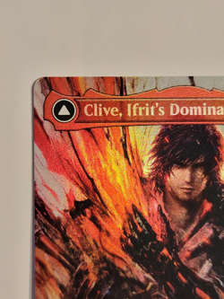 Clive, Ifrit's Dominant Borderless M0318 Foil Final Fantasy MTG NM - Image 2