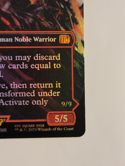 Clive, Ifrit's Dominant Borderless M0318 Foil Final Fantasy MTG NM - Image 4