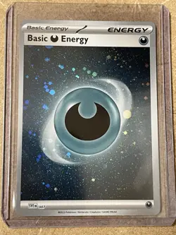 Basic Darkness Energy Cosmic Holo Foil 007 Pokemon 151 English NM SVE - Image 1