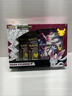 Pokemon TCG Celebrations Dark Sylveon V and Zacian Booster Box Sealed - Image 1