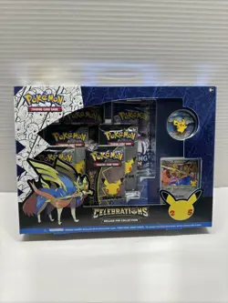 Pokemon TCG Celebrations Dark Sylveon V and Zacian Booster Box Sealed - Image 2