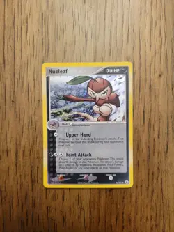 Pokemon EX Hidden Legends Nuzleaf 45/101 Reverse Holo Pokemon Card - Image 1