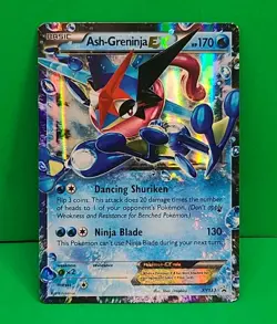 Pokemon Ash-Greninja EX XY133 BlackStar Promos Holo - Image 1