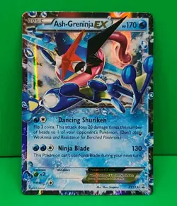Pokemon Ash-Greninja EX XY133 BlackStar Promos Holo - Image 3